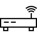 wi-fi, technology, electronics, Communications, internet, Connection, Modem, wireless Black icon