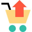 online store, Shopping Store, Commerce And Shopping, commerce, shopping cart, Supermarket Khaki icon