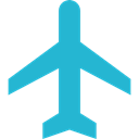 flight, Aeroplane, airplane, Airport, transportation, Plane, transport LightSeaGreen icon
