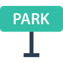 sign, Park, vacations, Signaling LightSeaGreen icon