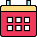 Calendar, time, Organization, Calendars, Time And Date, date, Schedule, interface, Administration Tomato icon