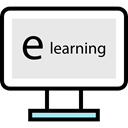 learning, Computer, monitor, screen Icon