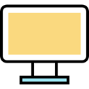 screen, Computer, monitor Khaki icon