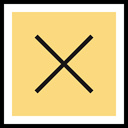 cross, forbidden, interface, prohibition, Close, cancel, Error, signs, Shapes And Symbols Khaki icon