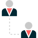 Users, Connection, networking Icon