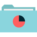 Data Storage, Office Material, Files And Folders, Folder, interface, storage, file storage SkyBlue icon