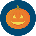 halloween, pumpkin, horror, Terror, spooky, scary, fear, Frightening MidnightBlue icon