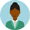 user, woman, profile, Avatar, Social LightBlue icon