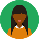 user, woman, profile, Avatar, Social SeaGreen icon