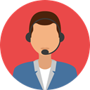 user, profile, Avatar, Social, Telemarketer Tomato icon