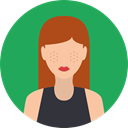 user, woman, profile, Avatar, Social SeaGreen icon