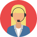 user, profile, Avatar, Social, Telemarketer Tomato icon