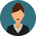 profile, Avatar, Social, Businesswoman, user, woman SeaGreen icon