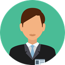 Social, Man, user, profile, Avatar CadetBlue icon