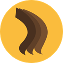 Beauty, Hair Salon, Accesory, Dye, Grooming, Hair Color Sample SandyBrown icon