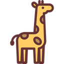 zoo, Animals, Giraffe, mammal, Wild Life, Animal Kingdom Black icon