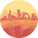 scenery, nature, landscape, Desert Khaki icon