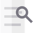 document, File, Archive, search, interface, Files And Folders WhiteSmoke icon