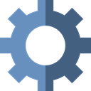 Gear, settings, configuration, ui, cogwheel, Tools And Utensils CadetBlue icon