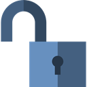 Lock, secure, security, padlock, Unlocked, Tools And Utensils DarkSlateBlue icon