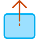 ui, signs, Multimedia Option, Arrows, Arrow, Export, square LightSkyBlue icon