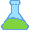 science, education, Chemistry, flask, chemical, Test Tube, Flasks YellowGreen icon