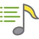 playlist, music note, Quaver, Music And Multimedia, Multimedia, music Black icon