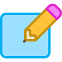 pencil, Draw, writing, ui, Tools And Utensils, Edit LightSkyBlue icon