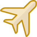 Airport, transportation, Plane, transport, flight, Aeroplane, airplane Black icon