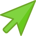 Arrows, Arrow, Mouse, web, Cursor, point, interface, Pointer, ui, computer mouse YellowGreen icon