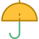 Rain, rainy, Tools And Utensils, miscellaneous, weather, Protection, Umbrella, Umbrellas SandyBrown icon