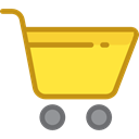 commerce, shopping cart, Supermarket, online store, Shopping Store, Commerce And Shopping Gold icon