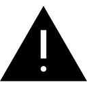 Signaling, Attention, Error, notice, signs, warning Black icon