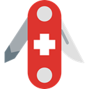 miscellaneous, equipment, Switzerland, Blade, Tools And Utensils, Swiss Army Knife, Construction And Tools Crimson icon