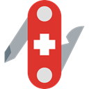 miscellaneous, equipment, Switzerland, Blade, Tools And Utensils, Swiss Army Knife, Construction And Tools Crimson icon