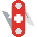 miscellaneous, equipment, Switzerland, Blade, Tools And Utensils, Swiss Army Knife, Construction And Tools Icon
