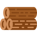 Log, wooden, wood, nature Icon