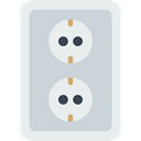 Connection, Socket, plugin, electrical, technology, electronics, Tools And Utensils Lavender icon