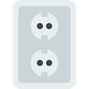 Connection, Socket, Tools And Utensils, plugin, electrical, technology, electronics LightGray icon