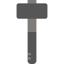 Home Repair, Improvement, Construction And Tools, hammer, Construction, Tools And Utensils Black icon