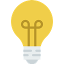 Idea, electricity, illumination, technology, Light bulb, electronics, invention SandyBrown icon