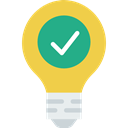 Light bulb, Idea, electricity, illumination, technology, electronics, invention SandyBrown icon