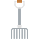 gardening, pitchfork, Tools And Utensils, Rake, Construction And Tools, Farming And Gardening Black icon