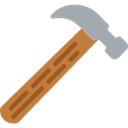 hammer, Construction, Tools And Utensils, Home Repair, Improvement, Construction And Tools Black icon