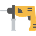 Drill, Improvement, Drilling Machine, Construction And Tools, Construction, technology, Tools And Utensils, Drilling Icon