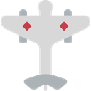 Airport, transportation, Plane, transport, flight, Aeroplane, airplane Gainsboro icon