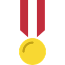 award, medal, Badge, Emblem, reward, insignia, Sports And Competition Black icon