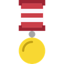 award, medal, Badge, Emblem, reward, insignia, Sports And Competition Icon