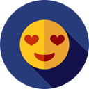 emoticons, Emoji, in love, feelings, Smileys Icon