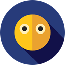 Thinking, Emoji, feelings, Smileys, emoticons DarkSlateBlue icon